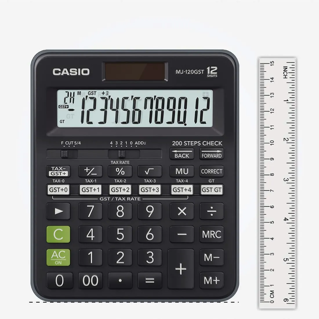 Casio MJ 120GST Calculator view 2